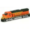 Athearn 88828 BNSF/Heritage II #127 HO RTR GP60M - Model Train Junction: Quality Parts and Art Supplies