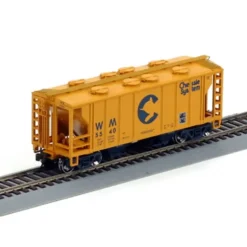Athearn 94355 Chessie 34' PS2 2003 2-Bay Covered Hopper - Model Train Junction: Quality Parts and Art Supplies