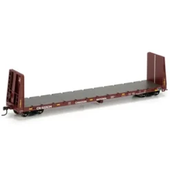 Athearn 88116 CN 60' Bulkhead Flatcar #2 - Model Train Junction: Quality Parts and Art Supplies