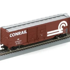 Athearn 92428 Conrail 50' Double Door Boxcar #210663 - Model Train Junction: Quality Parts and Art Supplies