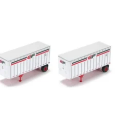 Athearn 91010 Consolidated Freightways 28' Wedge Trailer (Set of 2) - Model Train Junction: Quality Parts and Art Supplies