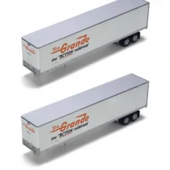 Athearn 73371 D&RGW 45' Fruehauf Z-Van Trailer #1 (Set of 2) - Model Train Junction: Quality Parts and Art Supplies