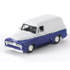 Athearn 26496 HO 1955 Ford F-100 Panel Truck, White/Blue - Model Train Junction: Quality Parts and Art Supplies
