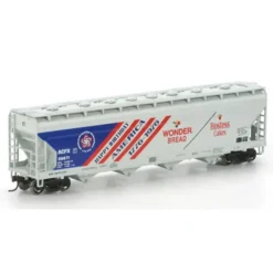 Athearn 72295 HO 72295 Wonder Bread ACF 4-Bay CF Hopper #56671 - Model Train Junction: Quality Parts and Art Supplies