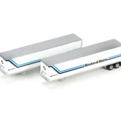 Athearn 73375 HO B&M 45' Fruehauf Z-Van Trailer #1 (Pack of 2) - Model Train Junction: Quality Parts and Art Supplies