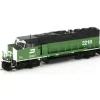 Athearn 88814 HO Burlington Northern Ready to Run GP60M Diesel Locomotive #3218 - Model Train Junction: Quality Parts and Art Supplies