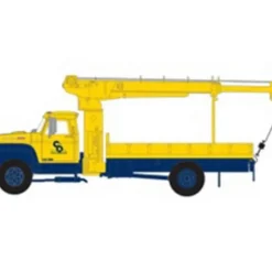 Athearn 96813 HO C&O RTR Ford F-850 Boom Truck - Model Train Junction: Quality Parts and Art Supplies