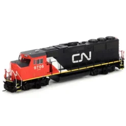 Athearn 88815 HO Canadian National Ready to Run GP60M Diesel Locomotive #9706 - Model Train Junction: Quality Parts and Art Supplies