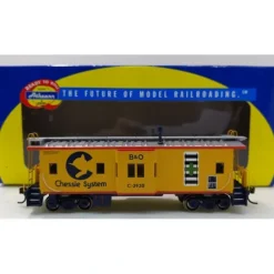 Athearn 74727 HO Chessie/B&O Bay Window Caboose #C-3930 - Model Train Junction: Quality Parts and Art Supplies