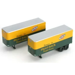 Athearn 92470 HO Chicago and North Western 25' Trailers (Set of 2) - Model Train Junction: Quality Parts and Art Supplies