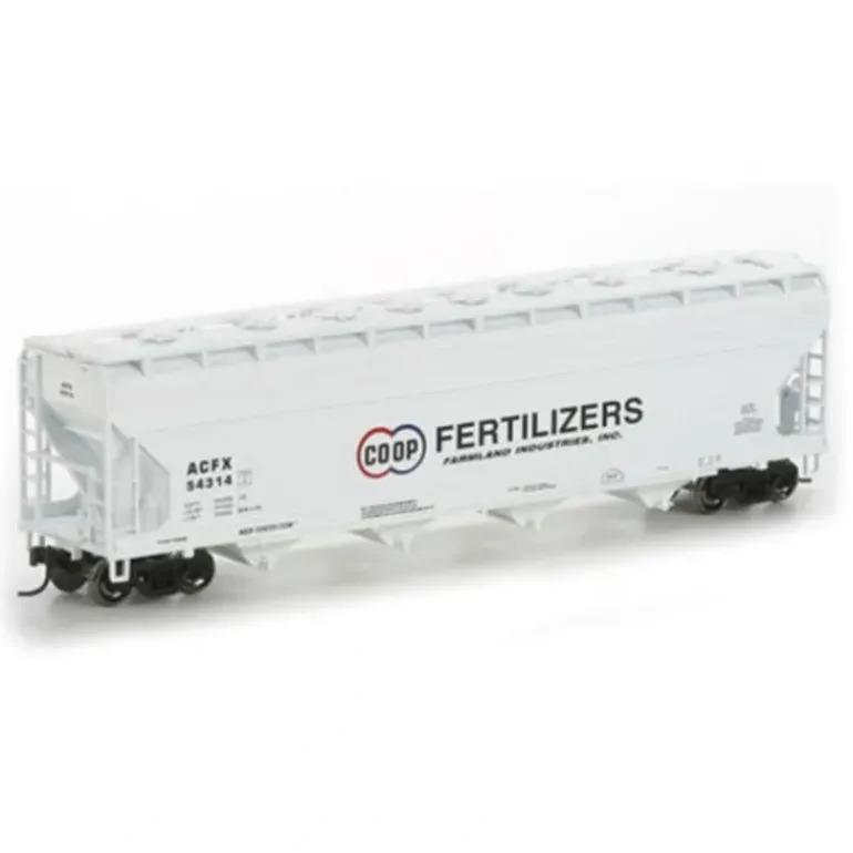 Athearn 72287 HO COOP ACF 4-Bay CF Hopper #54314 - Model Train Junction: Quality Parts and Art Supplies