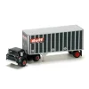 Athearn 90982 HO Duff Truck Lines Ford C & 28' Wedge Trailer - Model Train Junction: Quality Parts and Art Supplies