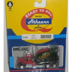 Athearn 91925 HO Edmier Kenworth Cement Truck Mixer Ready To Roll - Model Train Junction: Quality Parts and Art Supplies