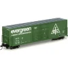 Athearn 69041 HO Evergreen Freight Car Corp. 50' PC&F Plug Door Box Car #3923 - Model Train Junction: Quality Parts and Art Supplies