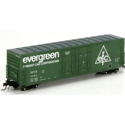 Athearn 69039 HO Evergreen Freight Car Corp 50' PC&F Plug Door Box Car #3549 - Model Train Junction: Quality Parts and Art Supplies