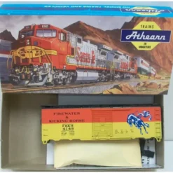Athearn 4148 HO Firewater & Kicking Horse Boxcar Kit - Model Train Junction: Quality Parts and Art Supplies