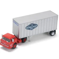 Athearn 91009 HO Mason Dixon Ford C & 28' Wedge Trailer - Model Train Junction: Quality Parts and Art Supplies