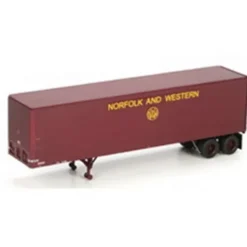 Athearn 73278 HO N&W 40'''' Fruehauf Z-Van Trailer #2 (Pack of 2) - Model Train Junction: Quality Parts and Art Supplies