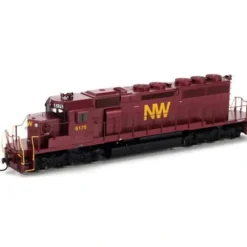 Athearn 95192 HO Norfolk & Western/Maroon RTR SD40-2 Diesel Locomotive #6175 - Model Train Junction: Quality Parts and Art Supplies