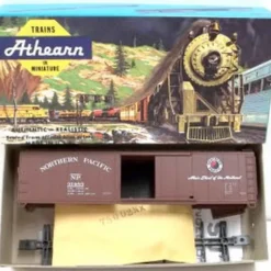 Athearn 5058 HO NP 50' Boxcar Kit - Model Train Junction: Quality Parts and Art Supplies