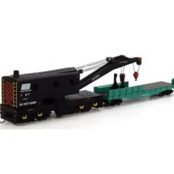 Athearn 75405 HO Penn Central 250-Ton Work Crane & NYC Tender #X27 & #X1163 - Model Train Junction: Quality Parts and Art Supplies