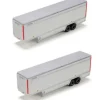 Athearn 27955 HO Red/Vertical UPSZ 40' Parcel Trailer (Pack of 2) - Model Train Junction: Quality Parts and Art Supplies