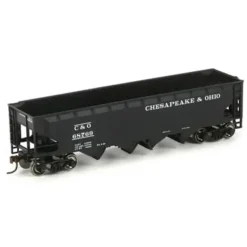 Athearn 72699 HO RTR 40' 4-Bay Offset Hopper w/Load, C&O - Model Train Junction: Quality Parts and Art Supplies