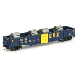 Athearn 91442 HO RTR 50' Gondola w/Coil Load, CSX #497115 - Model Train Junction: Quality Parts and Art Supplies