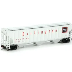 Athearn 72372 HO RTR 54' PS Covered Hopper, CB&Q #184679 - Model Train Junction: Quality Parts and Art Supplies