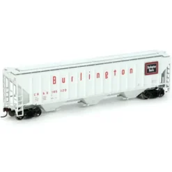 Athearn 72373 HO RTR 54' PS Covered Hopper, CB&Q #185120 - Model Train Junction: Quality Parts and Art Supplies