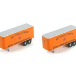 Athearn 92481 HO RTR 25' Trailers, T&P (2) - Model Train Junction: Quality Parts and Art Supplies