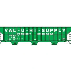 Athearn 73864 HO RTR FMC 4700 Covered Hopper, Val-U-Hi #103 - Model Train Junction: Quality Parts and Art Supplies