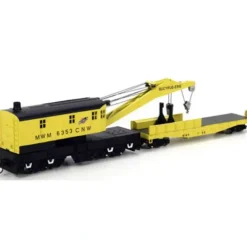 Athearn 75402 HO RTR 250-Ton Crane w/Tender, C&NW #6353 - Model Train Junction: Quality Parts and Art Supplies