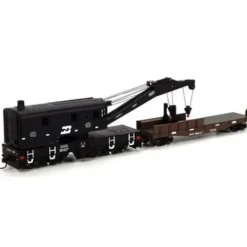 Athearn 75401 HO RTR 250-Ton Crane w/Tender, BN #D250 - Model Train Junction: Quality Parts and Art Supplies