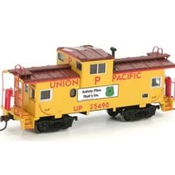 Athearn 74089 HO RTR Wide Vision Caboose, UP/Safety Plus #25490 - Model Train Junction: Quality Parts and Art Supplies