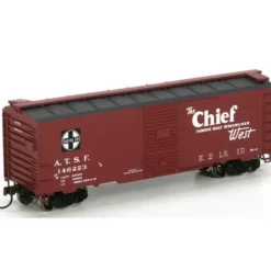 Athearn 70037 HO Santa Fe/Chief RTR 40' YSD Box Car #146223 - Model Train Junction: Quality Parts and Art Supplies