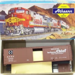 Athearn 5055 HO Scale 50' S/DR Box ATSF S/F Chief Kit - Model Train Junction: Quality Parts and Art Supplies