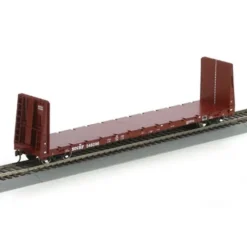 Athearn 88103 HO Scale BNSF 60' Bulkhead Flatcar #545096 - Model Train Junction: Quality Parts and Art Supplies