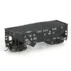 Athearn 70791 HO Scale C&O 34' Ribbed Hopper w/Coal Load #53237 - Model Train Junction: Quality Parts and Art Supplies