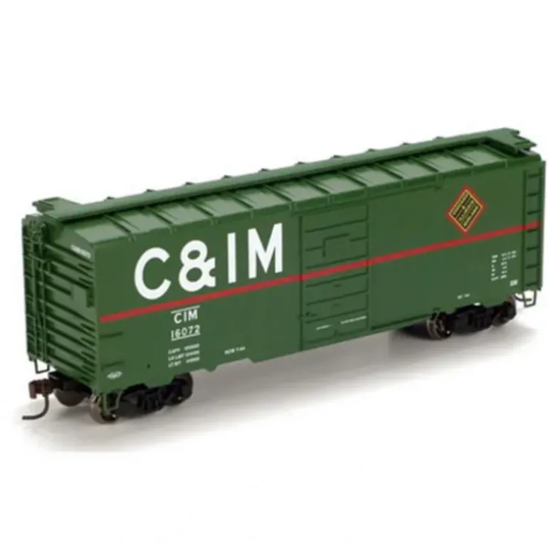 Athearn 73452 HO Scale Chicago & Illinois Midland 40' Superior Boxcar #16072 - Model Train Junction: Quality Parts and Art Supplies