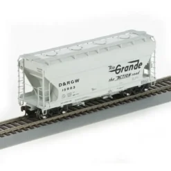 Athearn 95953 HO Scale D&RGW ACF 2970 Covered Hopper #15993 - Model Train Junction: Quality Parts and Art Supplies