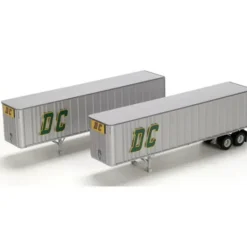 Athearn 28000 HO Scale DC 40' Exterior Post Trailer Set #1 (Set of 2) - Model Train Junction: Quality Parts and Art Supplies