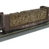 Athearn 91471 HO Scale Missouri Pacific Pulpwood Flat w/Load #728013 - Model Train Junction: Quality Parts and Art Supplies