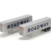 Athearn 28010 HO Scale RTR Roadway 40'' Exterior Post Z-Van Trailers - Model Train Junction: Quality Parts and Art Supplies