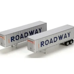 Athearn 28010 HO Scale RTR Roadway 40'' Exterior Post Z-Van Trailers - Model Train Junction: Quality Parts and Art Supplies
