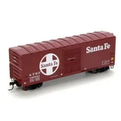 Athearn 73406 HO Scale Santa Fe 40' Modernized Boxcar #142843 - Model Train Junction: Quality Parts and Art Supplies