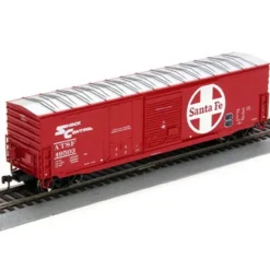 Athearn 89351 HO Scale Santa Fe 50' Combo Door Boxcar #49503 - Model Train Junction: Quality Parts and Art Supplies