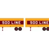 Athearn 92492 HO Scale Soo Line 2-25" Trailors - Model Train Junction: Quality Parts and Art Supplies