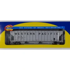 Athearn 73818 HO Scale Western Pacific 54' FMC Covered Hopper #12100 LN/Box - Model Train Junction: Quality Parts and Art Supplies