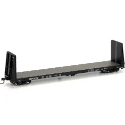 Athearn 88124 HO Scale Western Pacific 60' Bulkhead Flatcar # 1474 - Model Train Junction: Quality Parts and Art Supplies